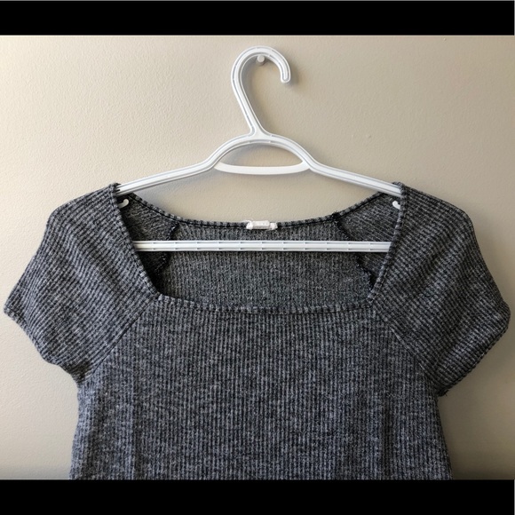 Garage: Salt & Pepper Ribbed Top - Picture 2 of 5